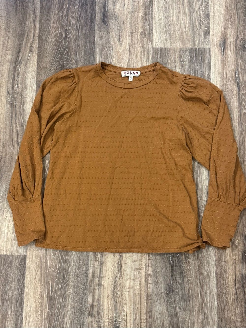Anthropologie Dolan Dot Puff Sleeve Blouse Top Women’s Large